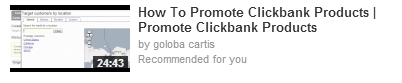 Это ничем не отличается от «рекомендованных для вас» видео на YouTube, которые научат вас зарабатывать деньги в AdWords, продвигая продукты Clickbank, которые могут привести к тому, что ваш аккаунт будет помечен и заблокирован