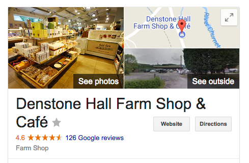 Посмотрите на список «   Denstone Hall Farm Магазин и кафе   «